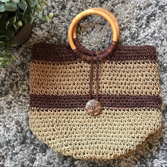 🎈Vintage Woven Handbag - Picture 2 of 3